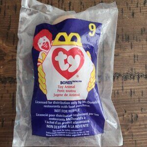 TY Teenie Beanie Babies "Bones" #9 McDonald Happy Meal Toy